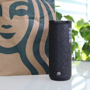 Starbucks 12oz  Black Glitter Tumbler